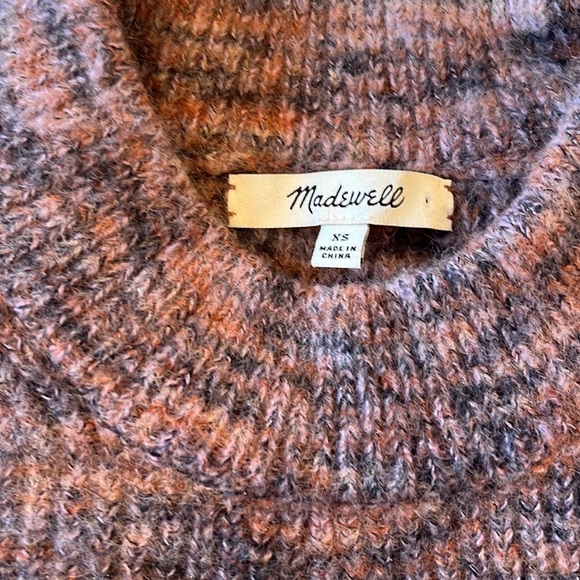 Madewell Space Dyed Eaton Puff Sleeve Sweater XS - Picture 4 of 7